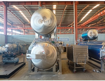 盒裝預(yù)制菜雙層水浴殺菌鍋